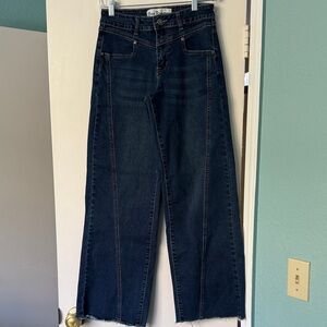 Blue Republic Dark Blue Wide Leg Jeans